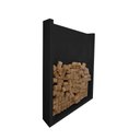 Ver imagem 2 de Quadro Porta Rolhas De Vinho Preto Laca