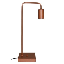 Abajur - Luminária de Mesa para Quarto - Sala - Na Cor Cobre - 2