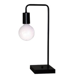 Abajur - Luminária de Mesa para Quarto - Sala - Preto - 4