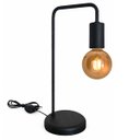 Ver imagem 5 de Abajur Luminária de Mesa Estilo Retrô Ideal para Sala, Quarto, Escritório Bivolt Preto