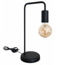 Ver imagem 4 de Abajur Luminária de Mesa Estilo Retrô Ideal para Sala, Quarto, Escritório Bivolt Preto