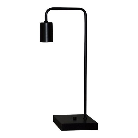 Abajur - Luminária de Mesa para Quarto - Sala - Preto