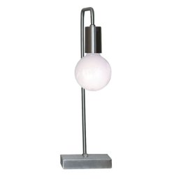 Abajur - Luminária de Mesa para Quarto - Sala - Inox - 4
