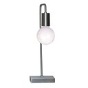 Ver imagem 4 de Abajur Luminária de Mesa Estilo Retrô Ideal para Sala, Quarto, Escritório Bivolt Alumínio Escovado