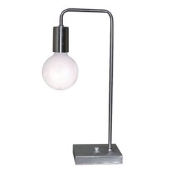Abajur - Luminária de Mesa para Quarto - Sala - Inox - 3