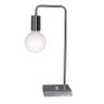 Abajur - Luminária de Mesa para Quarto - Sala - Inox - 3