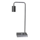 Ver imagem 1 de Abajur Luminária de Mesa Estilo Retrô Ideal para Sala, Quarto, Escritório Bivolt Alumínio Escovado