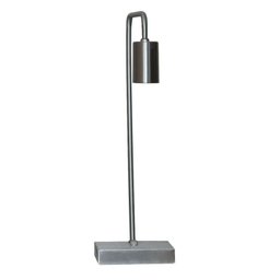 Abajur - Luminária de Mesa para Quarto - Sala - Inox - 2