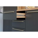 Ver imagem 5 de Kit Cozinha Modulada 2 Peças Nápoli Prime 1 Aéreo + 1 Balcão C2p99 Amendoa Off White Ronipa