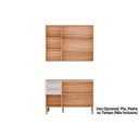Ver imagem 2 de Kit Cozinha Modulada 2 Peças Nápoli Prime 1 Aéreo + 1 Balcão C2p99 Amendoa Off White Ronipa
