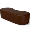Ver imagem 6 de Puff Decorativo Orgânico para Living Quarto 140cm Orbit W01 Couríssimo Marrom - Lyam Decor