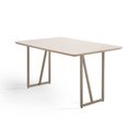 Ver mais imagens de Conjunto para Sala de Jantar com 4 Cadeiras Betina Bege/Champagne/Cinza/Off White