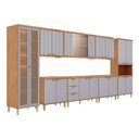 Ver imagem 2 de Kit Modulado 8 Peças Elena CZ544 Cinamomo/Platina MGM