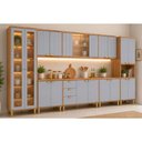 Ver imagem 1 de Kit Modulado 8 Peças Elena CZ544 Cinamomo/Platina MGM