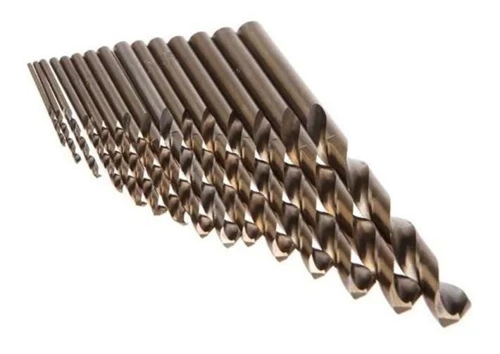 Jgo 15-teiliges Bohrerset HSS Cobalt – Größen 1,5–10 Mm, Für Metall & Harte Materialien