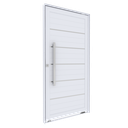 Ver imagem 1 de Porta de Alumínio Pivotante Lambri com Friso com Puxador em Aço Inox Lucasa