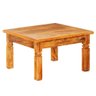 Mesa de Centro 60x60cm em Madeira Maciça Natural - 1