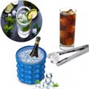 Ver imagem 1 de Mini Balde Forma de Gelo em Silicone Cozinha Ice Magic Cube da Tv