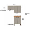Ver imagem 2 de Conjunto Modulado para Lavanderia 4 Peças Cm0057 Linha Acquaflex Genialflex