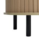 Ver imagem 3 de Aparador Buffet R-637 Moderno 2 Portas 4 Gavetas MDP Riviera Ditália Móveis