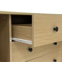 Ver imagem 7 de Aparador Buffet R-637 Moderno 2 Portas 4 Gavetas MDP Riviera Ditália Móveis
