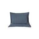 Ver imagem 2 de Kit Cobre Leito Colcha Unique Casal Queen 3 Peças Matelado Percal 300 Fios - Azul