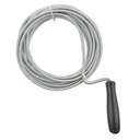 Ver imagem 5 de Cabo Desentupidor Manual Aço Carbono 1,3m Desobstrução Pias Ralos Tubulações Profissional