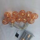 Ver imagem 2 de Cordão Luminoso Natalino 10 Leds Rose Gold Taschibra