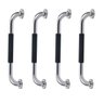 Barra de Apoio Inox 60cm Kit 4 Unidades Suporte Antiderrapante Banheiro Box Idoso Criança Gestante C - 1