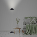 Ver imagem 2 de Luminária Abajur Base Coluna Taschibra 1,75 Mt Preta E27 Bivolt