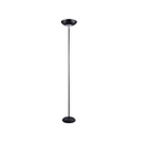 Ver imagem 1 de Luminária Abajur Base Coluna Taschibra 1,75 Mt Preta E27 Bivolt
