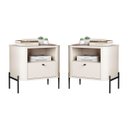 Ver imagem 1 de Conjunto de Mesa de Cabeceira Taos Off White Preto