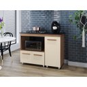 Ver imagem 4 de Balcão de 115cm Maya para Cooktop 04 Bocas - Savana/off White Móblis