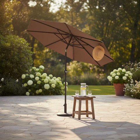 Ombrelone LED Piscina Guarda Sol 270cm Aruba Rivatti