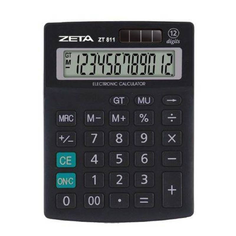 Calculadora De Mesa 12 Dígitos Zt-733/712/811- Zeta - 3