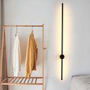 Ver imagem 2 de Arandela Moderna Linear Preto 100cm Led 15w 3000k Bivolt 14554-pl