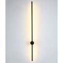 Ver imagem 1 de Arandela Moderna Linear Preto 100cm Led 15w 3000k Bivolt 14554-pl