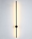 Ver imagem 1 de Arandela Moderna Linear Preto 100cm Led 15w 3000k Bivolt 14554-pl