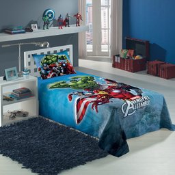 Jogo de Cama Solteiro Avengers 2 peças Lepper - 1