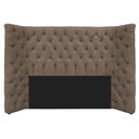 Ver imagem 6 de Kit Cabeceira e Calçadeira Baú Casal Everest P02 140cm Suede - Doce Sonho Móveis Marrom