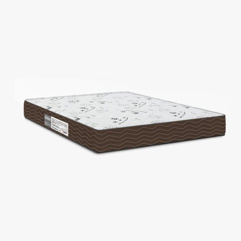 Colchão Queen e-Shop Casa D33 One Face - 17x158x198cm - Suede Marrom