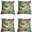 Ver imagem 6 de Kit 4 Capa de Almofada Impermeável Estampa Digital 100% Algodão 43CMX43CM:Havana - Flores Salmão e S
