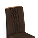 Ver imagem 6 de Mesa de Jantar Zoe 120x90cm Tampo em Vidro + 4 Cadeiras Viena Freijó/Veludo Moca Espresso Móveis