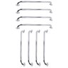 Barra de Apoio 70cm Aço Inox Kit 8 Unidades Idoso Gestante Criança Banheiro Box Segurança Proteçao S - 1