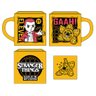 CANECA QUADRADA STRANGER THINGS ELEVEN WAFFLE DERMOGORGON AMARELA - 1