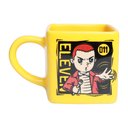 Ver imagem 6 de CANECA QUADRADA STRANGER THINGS ELEVEN WAFFLE DERMOGORGON AMARELA