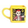 CANECA QUADRADA STRANGER THINGS ELEVEN WAFFLE DERMOGORGON AMARELA - 6