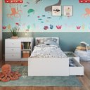 Ver imagem 6 de Berço Multifuncional com Cômoda e Gavetas Branco - Completa Móveis