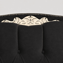 Ver imagem 4 de Cabeceira Greta 160cm Estofada Suede p/ Cama Box Casal Queen Quarto