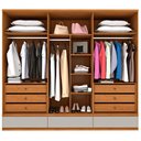 Ver imagem 3 de Guarda Roupa 6 Portas Esparta Tcil Móveis Cinamomo Off White